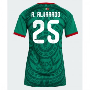 Meksiko Roberto Alvarado #25 Jalkapallovaatteet Naisten Kotipaita MM-kisat 2026 Lyhythihainen